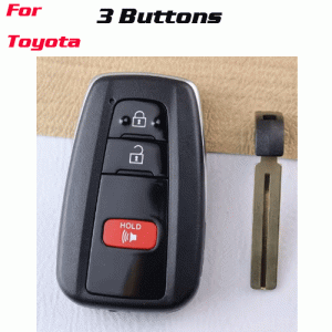 CKS-506 3 Buttons Smart Car Key Fob Case Shell for Toyota