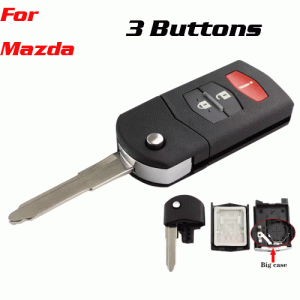 CKS-171 3 Button Remote Car Key Shell For Mazda