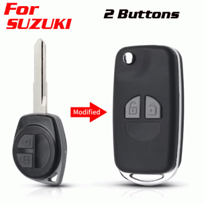 CKS-223 2 Buttons Flip Folding Car Key Case For suzuki