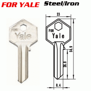 M-001A Steel YA226 Key Blank for Yale Cylinders