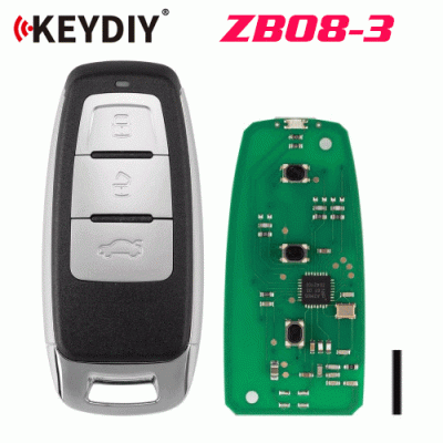 G-155 ZB08-3 Universal Smart Remote Key 3 Buttons for Audi