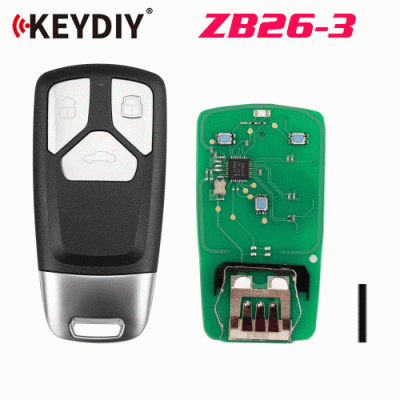 G-160 ZB26-3 Universal Smart Remote Key 3 Buttons for Audi