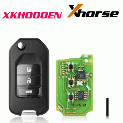 XKHO00EN Wire Remote Key Honda Flip 3 Buttons