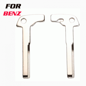 Ben-04 Key Blanks Insert for Mercedes Benz Smart Chrome
