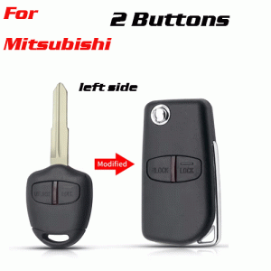 CKS-239 Modified Remote Car Key Shell For Mitsubish 2 Buttons