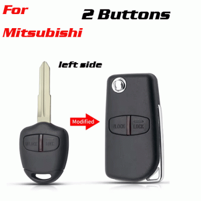CKS-239 Modified Remote Car Key Shell For Mitsubish 2 Buttons
