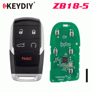 G-117 ZB18-5 Smart Remote Key 4+1 Buttons for Dodge