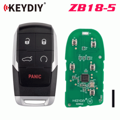 G-117 ZB18-5 Smart Remote Key 4+1 Buttons for Dodge