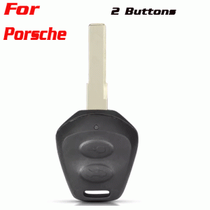 A-204 2 Buttons Remote Key Case Shell Replacement For Porsche