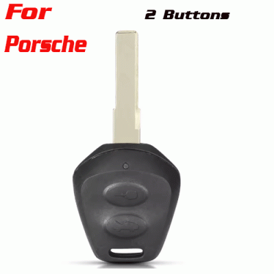 A-204 2 Buttons Remote Key Case Shell Replacement For Porsche