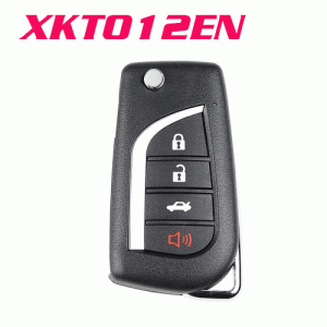 XKTO12EN 2ndGeneration Wire Remote Key Toyota Flip 4 Buttons