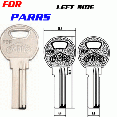 K-227 PARRS bulk key blanks for locksmiths Suppliers LEFT SIDE