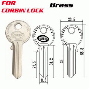 M-054 Brass CB9 key blanks stable quality supplier