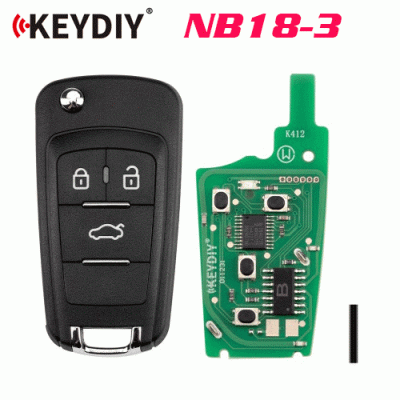 G-085 NB18-3 Universal Flip Remote Key 3 Buttons for Chevrole