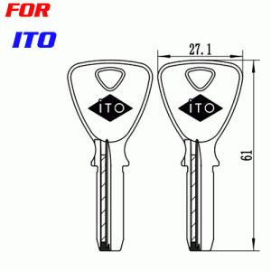 K-243 ITO security door key blanks Wholesale