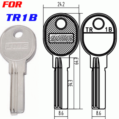 K-236 TR-1B ocksmith tools and key blanks supplier