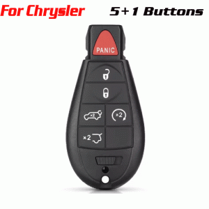 CKS-107 Remote Key Case Replacement For Chrysler 6 Buttons