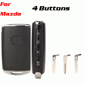 CKS-186 Smart Car Key Case For mazda 4 Buttons