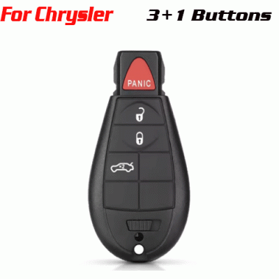 CKS-100 Remote Key Case Replacement For Chrysler 4 Buttons