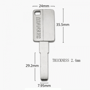 F-377 Thickness 2.4mm New Zinc alloy 29mm.2 House keys