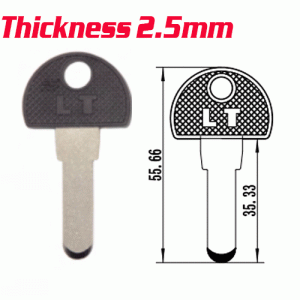 K-173 New type LT Thickness 2.5MM House key Blanks