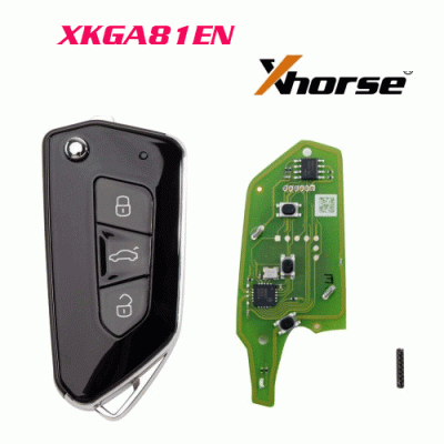 XKGA81EN All Black 3 Buttons Universal Wired Remote Key