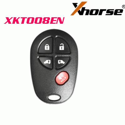 XKTO08EN Wire Remote Key Toyota Separate 5 Button