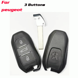 CKS-443 Remote Car Key Shell For Peugeot 3 Buttons