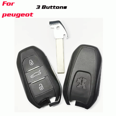 CKS-443 Remote Car Key Shell For Peugeot 3 Buttons