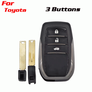 CKS-529 3 Buttons Remote Key Shell Case for Toyota