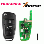 XKA600EN Wire Remote Key Audi A6L Q7 Flip 3 buttons