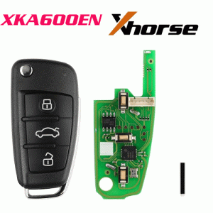 XKA600EN Wire Remote Key Audi A6L Q7 Flip 3 buttons