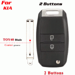 CKS-364 Remote Key Shell Case Car Key For Kia 2 Buttons toy48