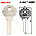 T-006 Brass House key Blanks 4D TRI-5D Wholesale
