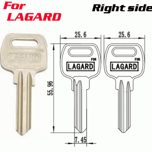 M-073 For LAGARD Right side key blanks supplier