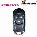 XKBU02EN Wire Remote Key Buick Flip 4 Buttons