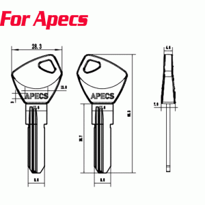 K-175 For APCES Computer house key blanks Suppliers