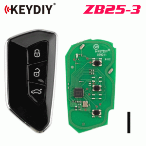 G-122 ZB25-3 Universal Smart Remote Key 3 Buttons for VW