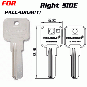 k-262 PALLADIUM(1) hardware factory key blanks