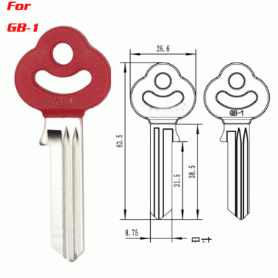 F-386 New design Plastic FOR GB-1 key blanks Suppliers China