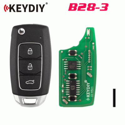 G-043 B28-3 Universal Flip Remote Key 3 Buttons for Hyundai