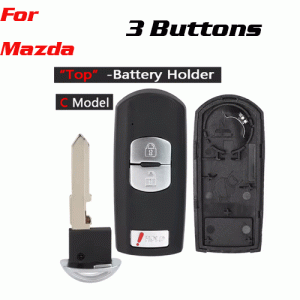 CKS-178 3 Buttons smart key Shell For Mazda X-5