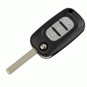 REN-06B For Renault 3 Button flip remote key shell VA2