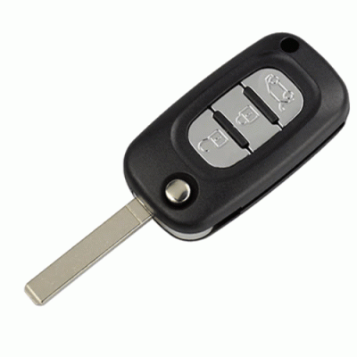 REN-06B For Renault 3 Button flip remote key shell VA2