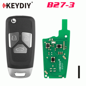 G-045 B27-3 Universal Flip Remote 3 Buttons for Audi Type