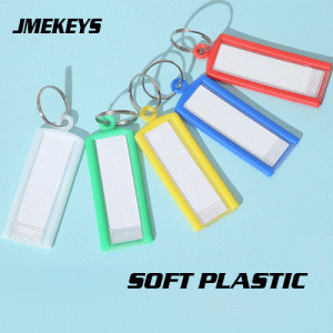 N-021 Soft Plastic Key tags five colours