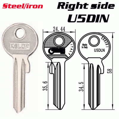 M-048 Steel iron U5DLN factory direct locksmith key blanks