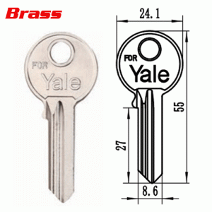 M-004 Brass For Yale 5Pin House key blanks Suppliers