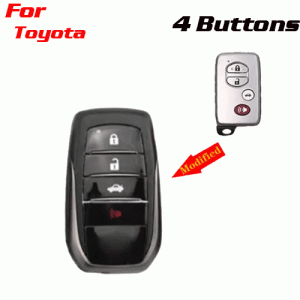 CKS-542 Modified Smart Remote Key Shell 4 Buttons For Toyota