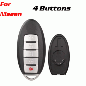 CKS-205 4 Buttons smart Car Remote Key Shell for Nissan